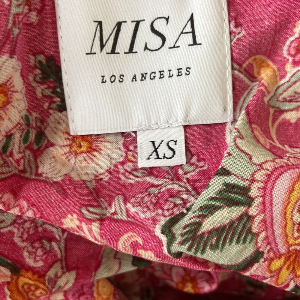 SOLD - MISA Maya Dress in Falaise Floral (Pink) - Picture 10 of 12